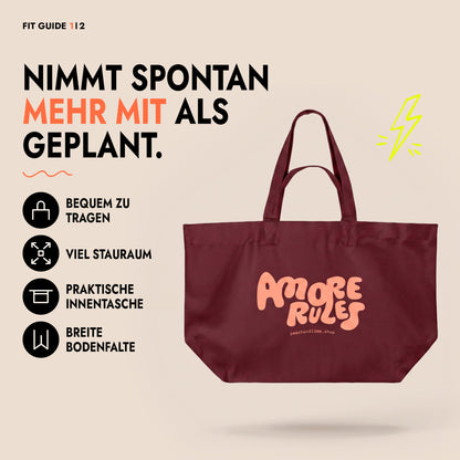 Shopping Bag Amore Rules Print