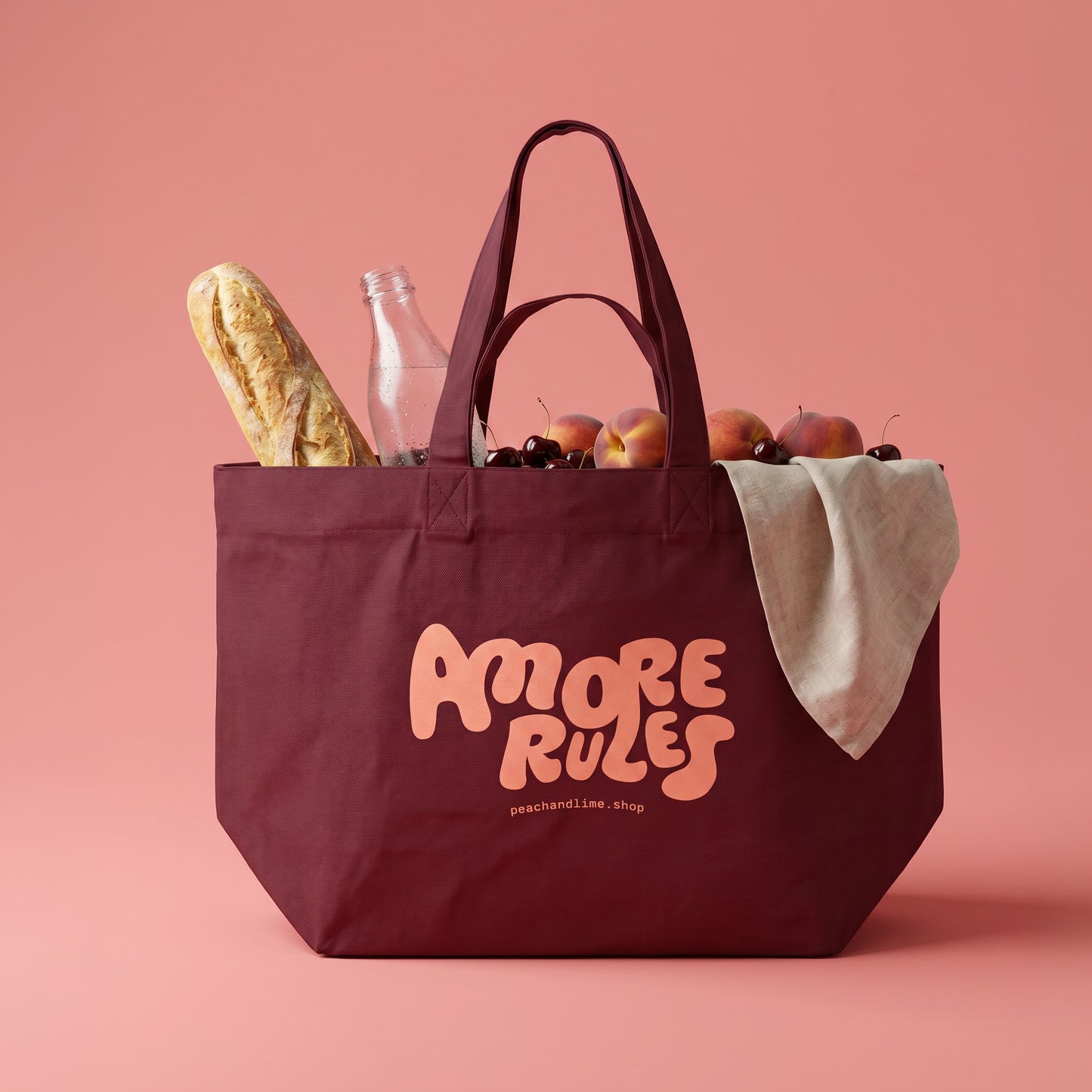 Shopping Bag Amore Rules Print