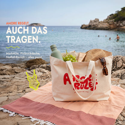 Shopping Bag Amore Rules Print