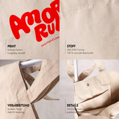 Shopping Bag Amore Rules Print
