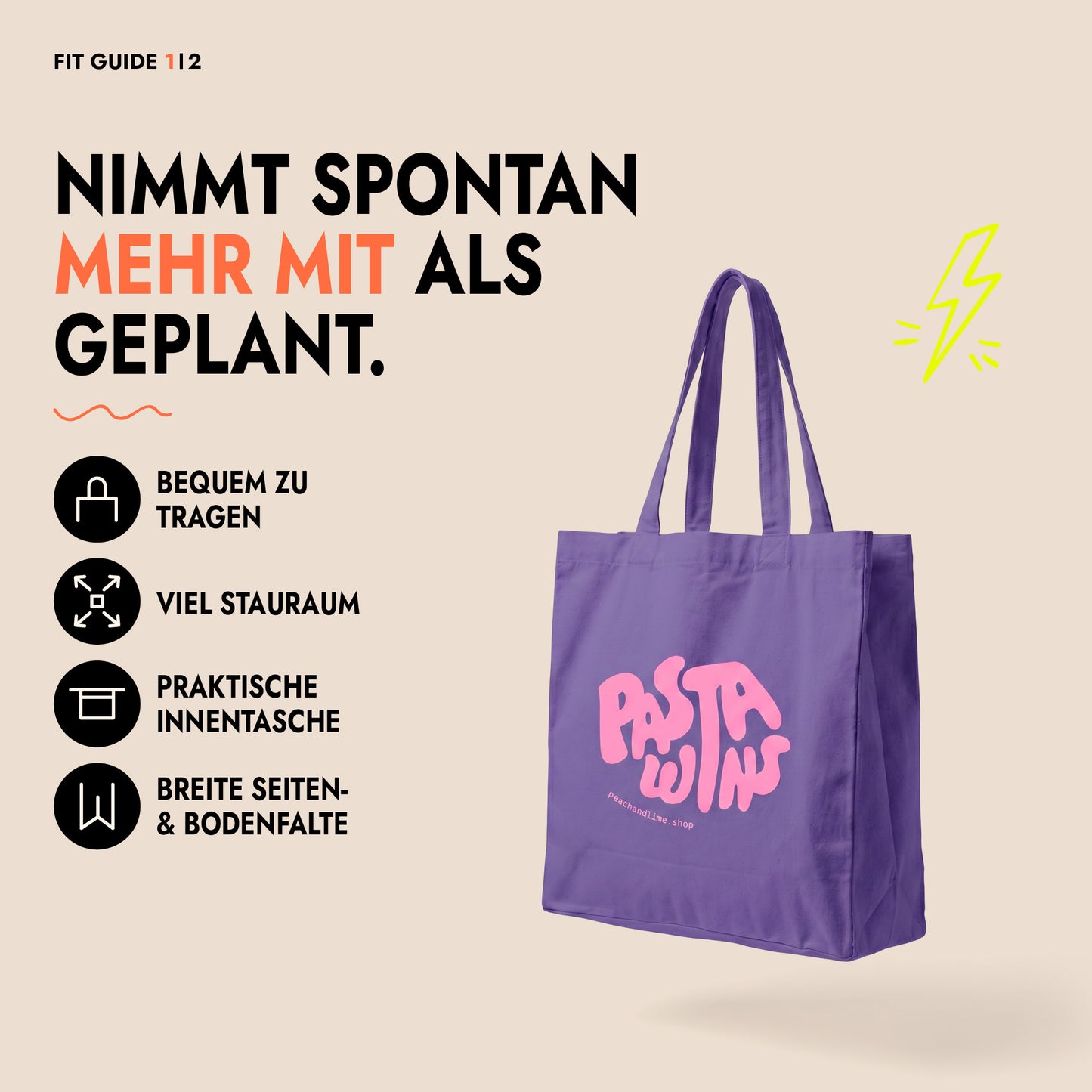Tote Bag Pasta Wins Print