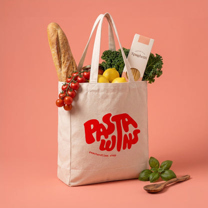 Tote Bag Pasta Wins Print