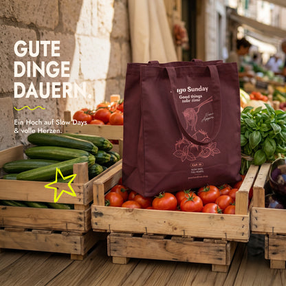 Tote Bag Sugo Sunday Print