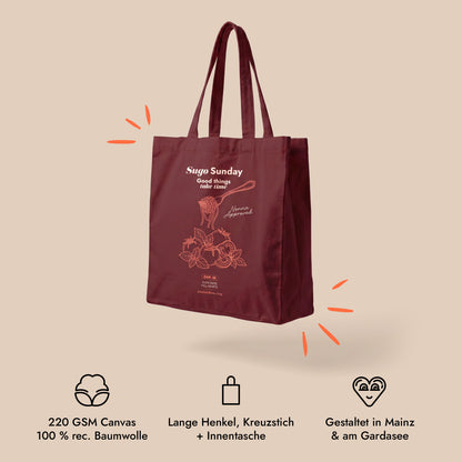Tote Bag Sugo Sunday Print