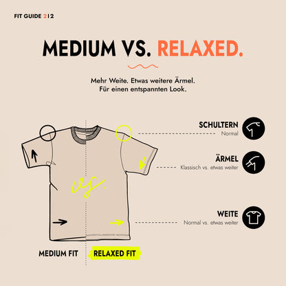 Unisex Relaxed T-Shirt Flower Rückenprint