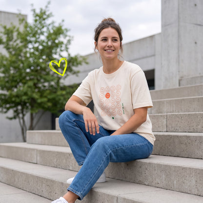 Unisex Relaxed T-Shirt Sunny Side Frontprint