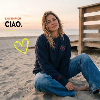 Unisex Oversized Sweatshirt Ciao Ragazzi Stick