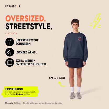 Unisex Oversized Sweatshirt Ciao Ragazzi Stick