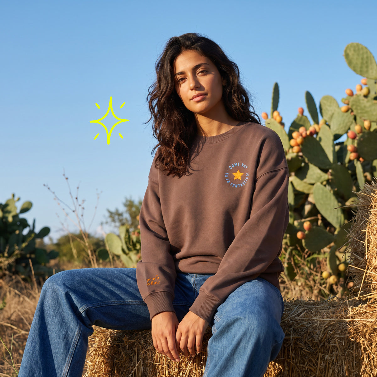 Unisex Oversized Sweatshirt Come Va Stick