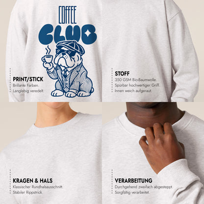 Unisex Oversized Sweatshirt Sempre Tranquillo Rückenprint & Stick