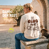 Unisex Oversized Sweatshirt Prima il Caffè Rückenprint & Stick