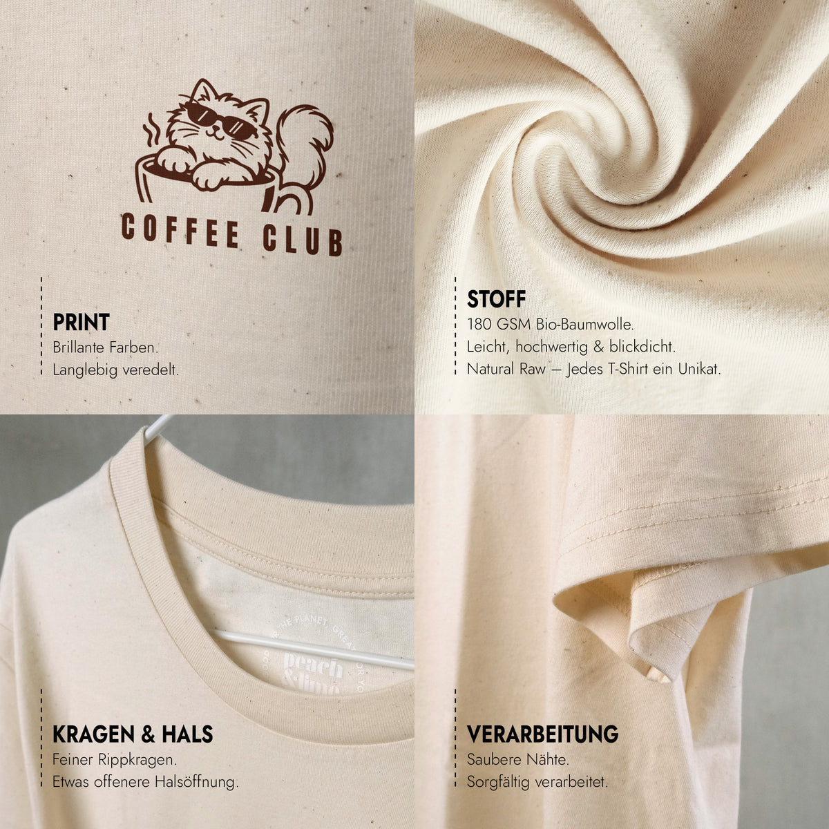 Unisex T-Shirt Prima il Caffè Frontprint