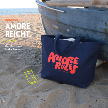 Shopping Bag Amore Rules Print