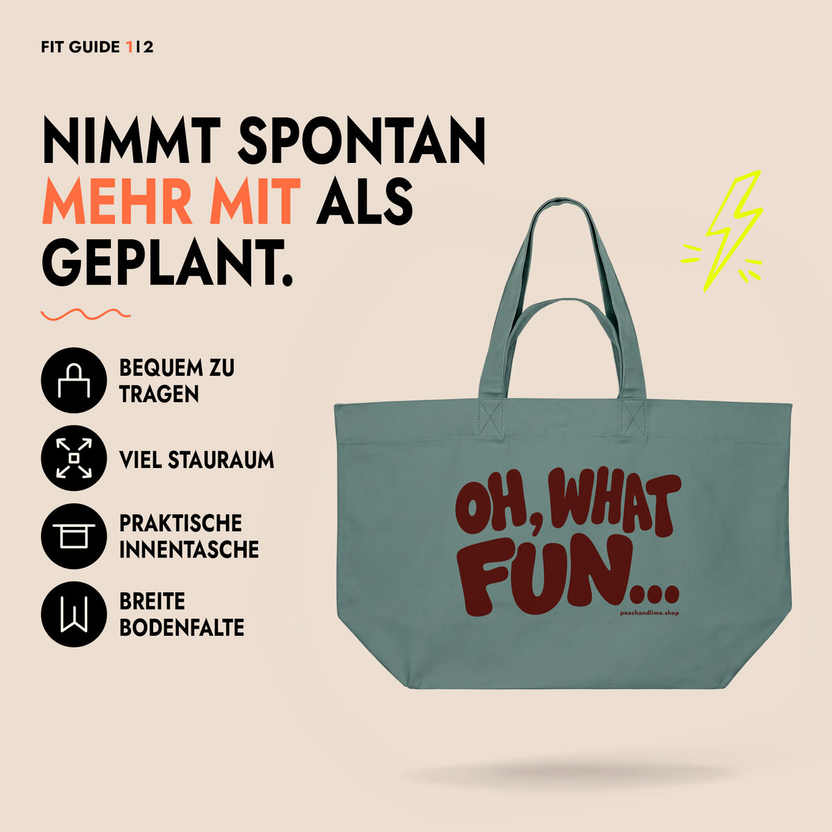 Shopping Bag Oh What Fun