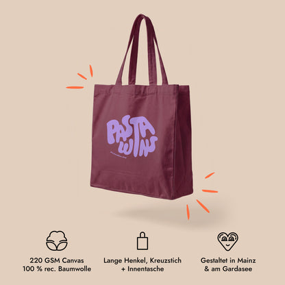 Tote Bag Pasta Wins