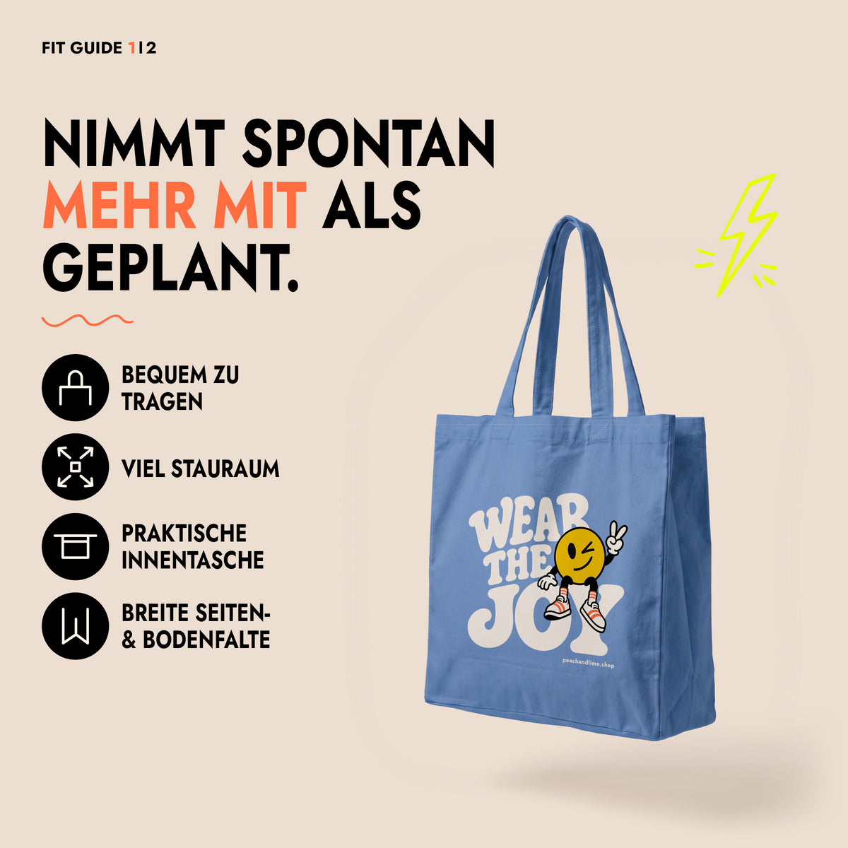 Tote Bag Wear the Joy