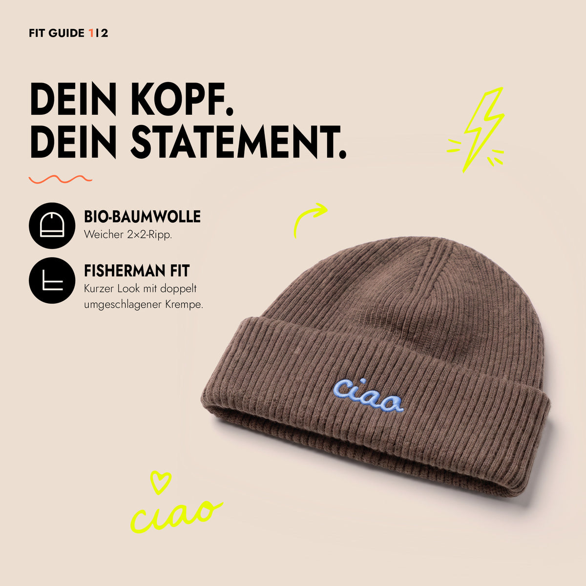 Fisherman Beanie Ciao Stick