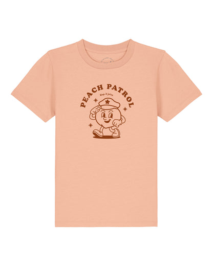 Kids T-Shirt Frontprint Peach Patrol