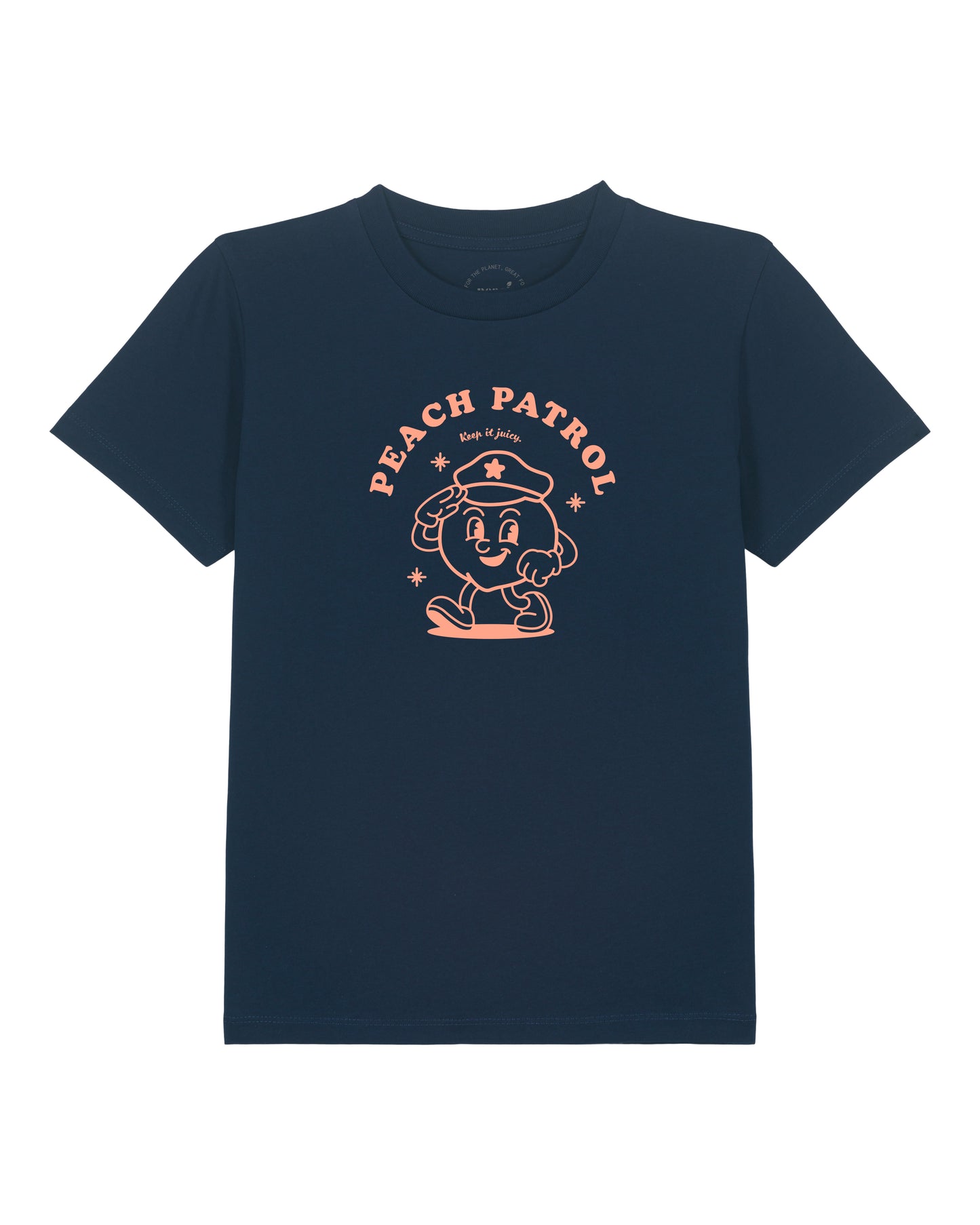 Kids T-Shirt Frontprint Peach Patrol