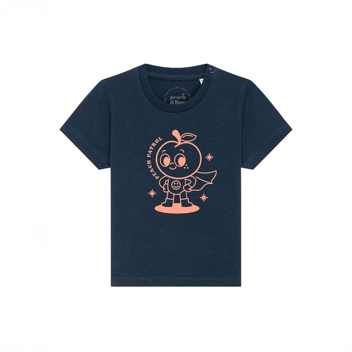Baby T-Shirt Frontprint Peach Patrol
