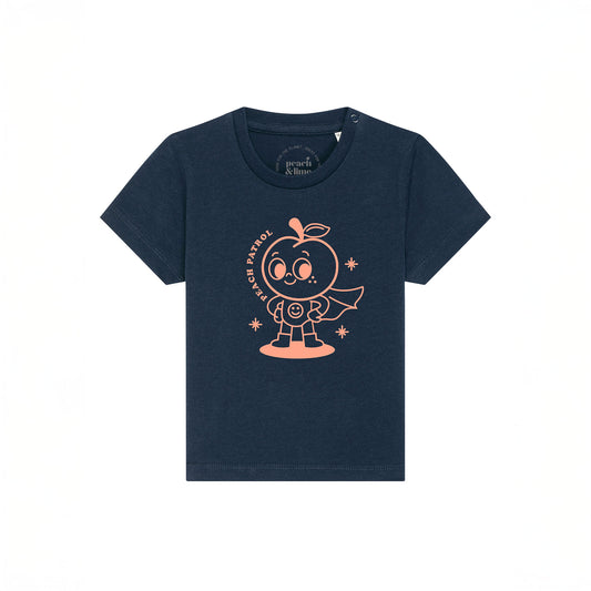 Baby T-Shirt Frontprint Peach Patrol