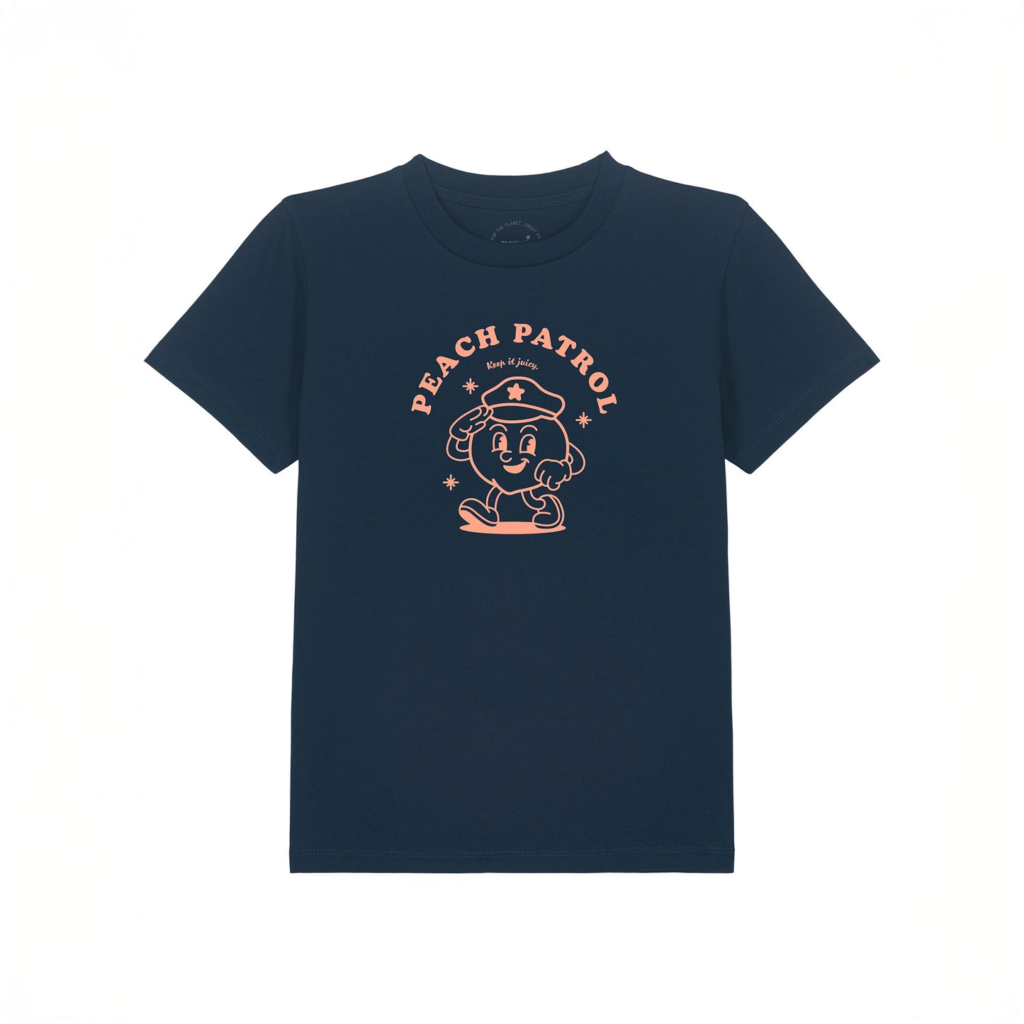 Kids T-Shirt Frontprint Peach Patrol