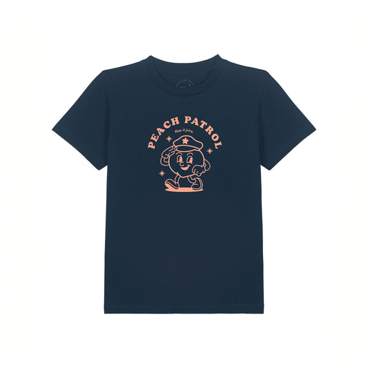 Kids T-Shirt Frontprint Peach Patrol