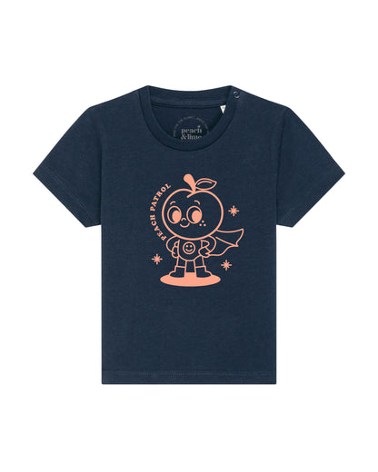 Baby T-Shirt Frontprint Peach Patrol
