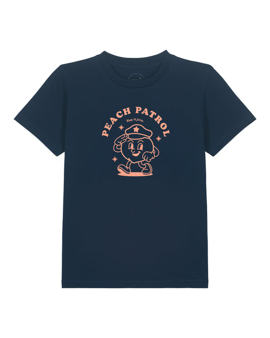 Kids T-Shirt Frontprint Peach Patrol