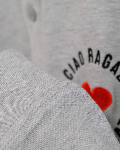 Unisex Longsleeve Polo Ciao Ragazzi Embroidery