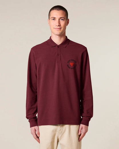 Unisex Longsleeve Polo Ciao Ragazzi Embroidery