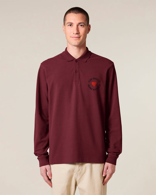 Unisex Longsleeve Polo Ciao Ragazzi Embroidery