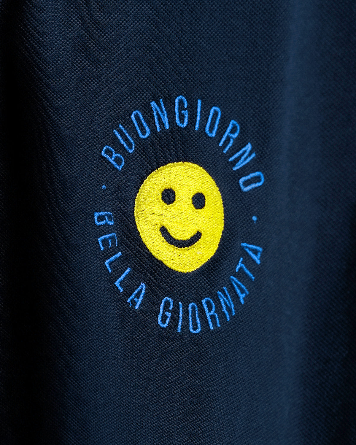 Unisex Longsleeve Polo Buongiorno Embroidery