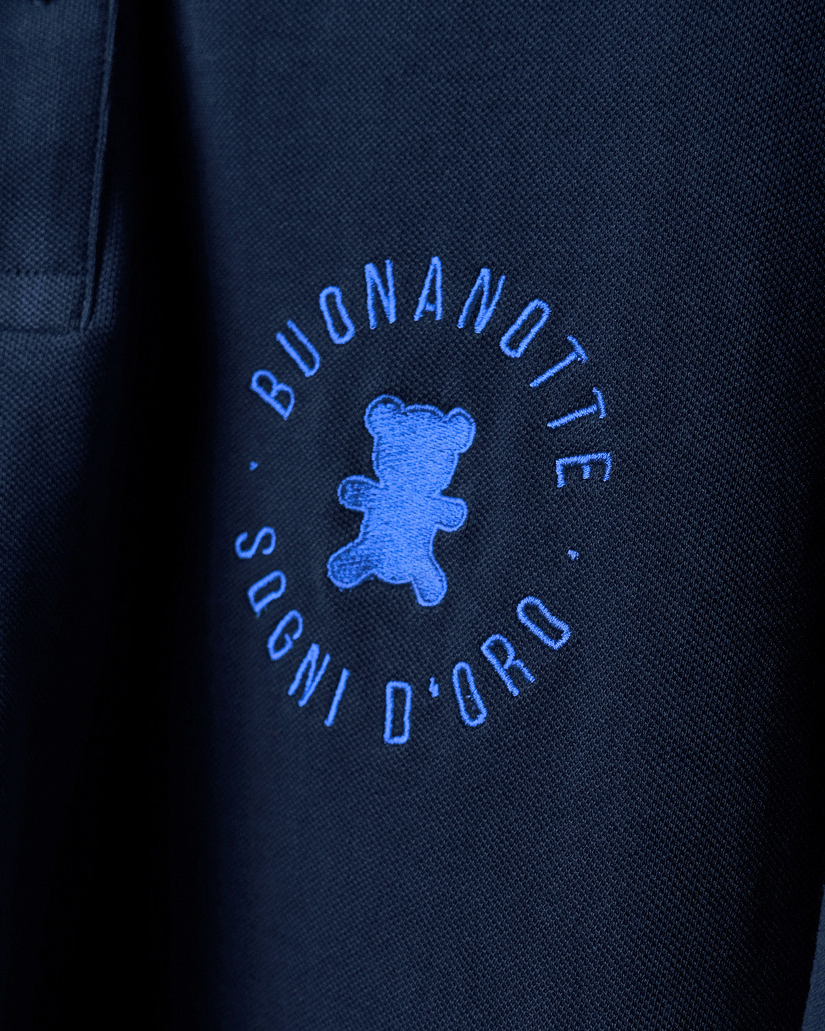 Unisex  Longsleeve Polo Buonanotte Embroidery