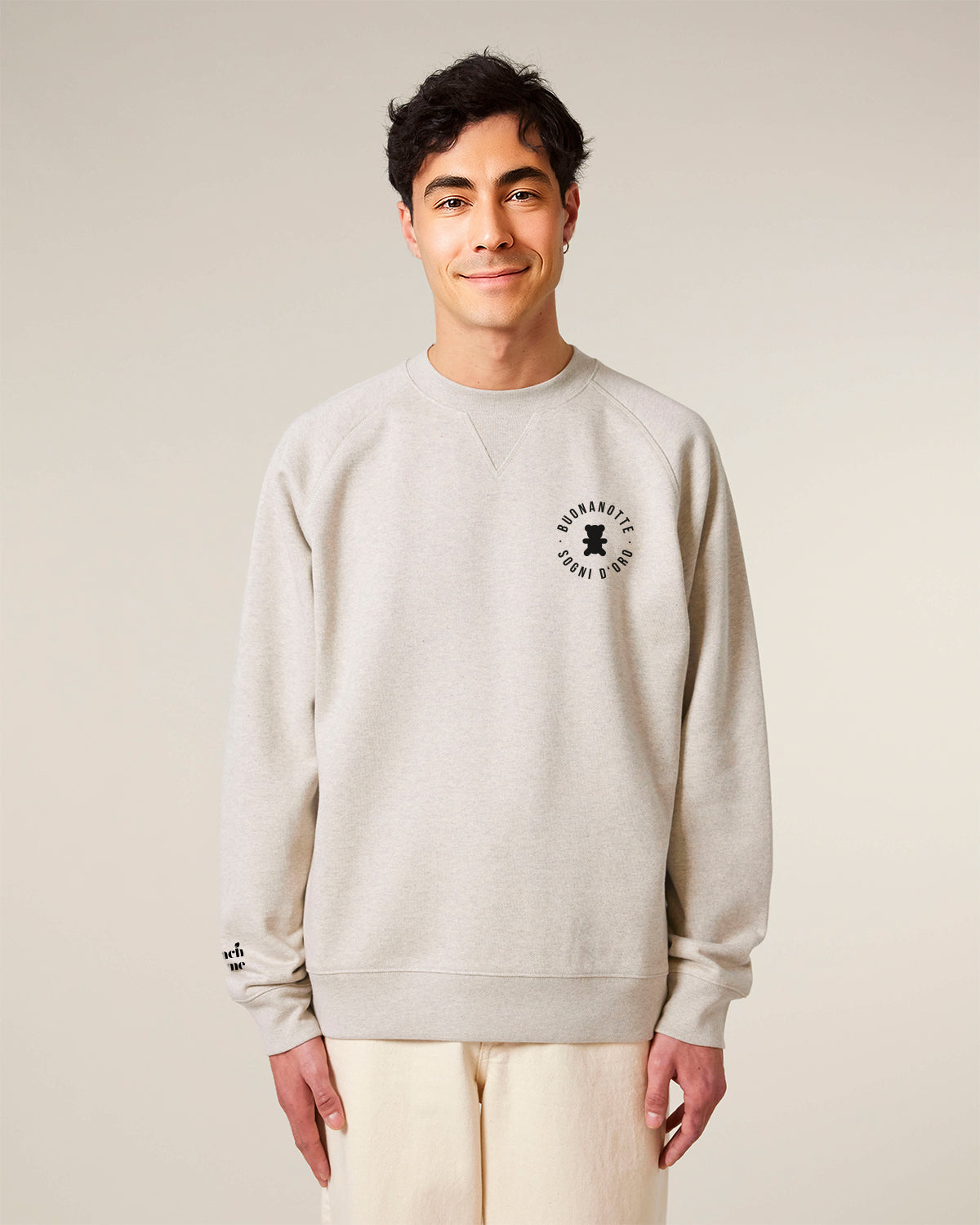 Unisex Sweatshirt Buonanotte Embroidery