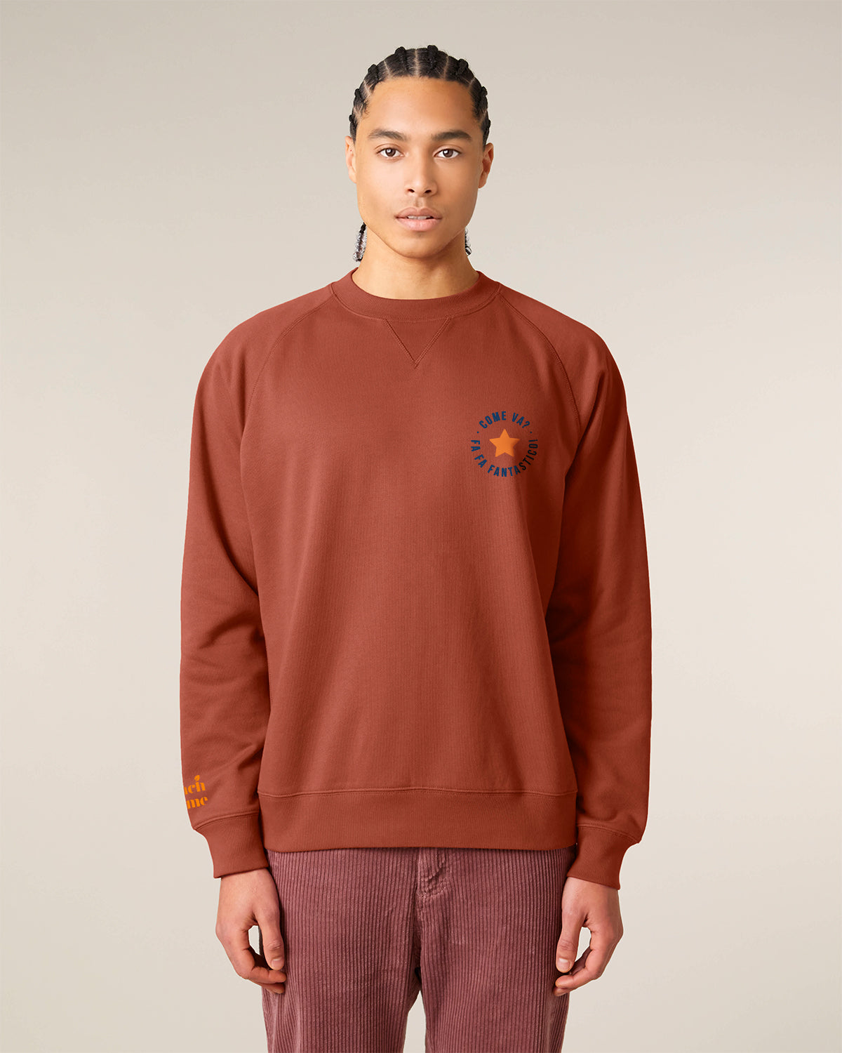 Unisex Sweatshirt Come Va Embroidery