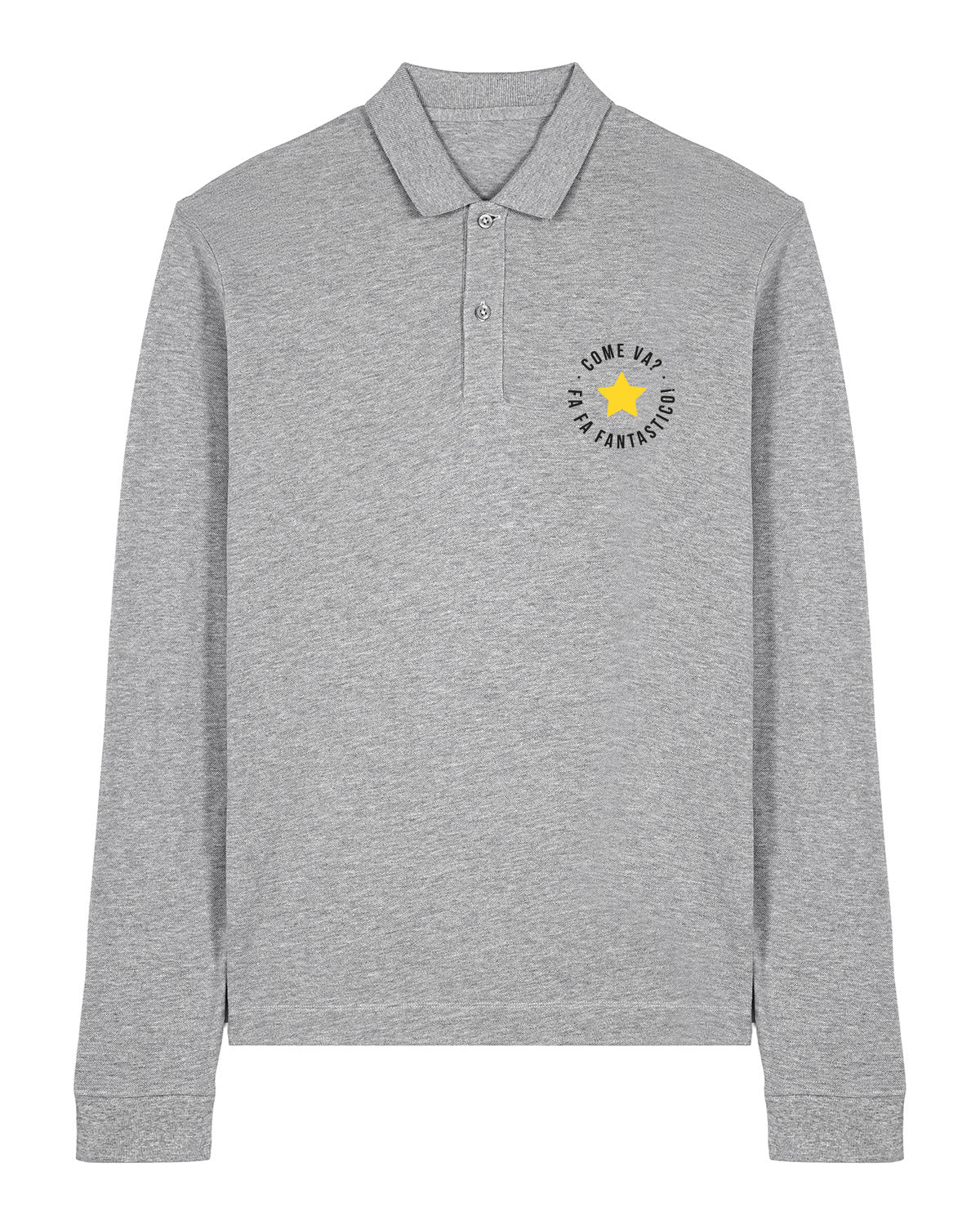 Longsleeve Poloshirt Come Va
