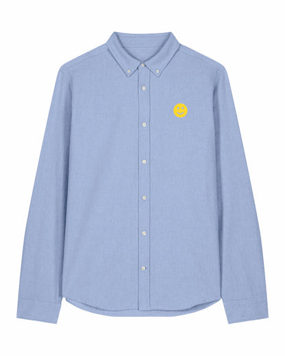 Men Oxford Shirt Smiley