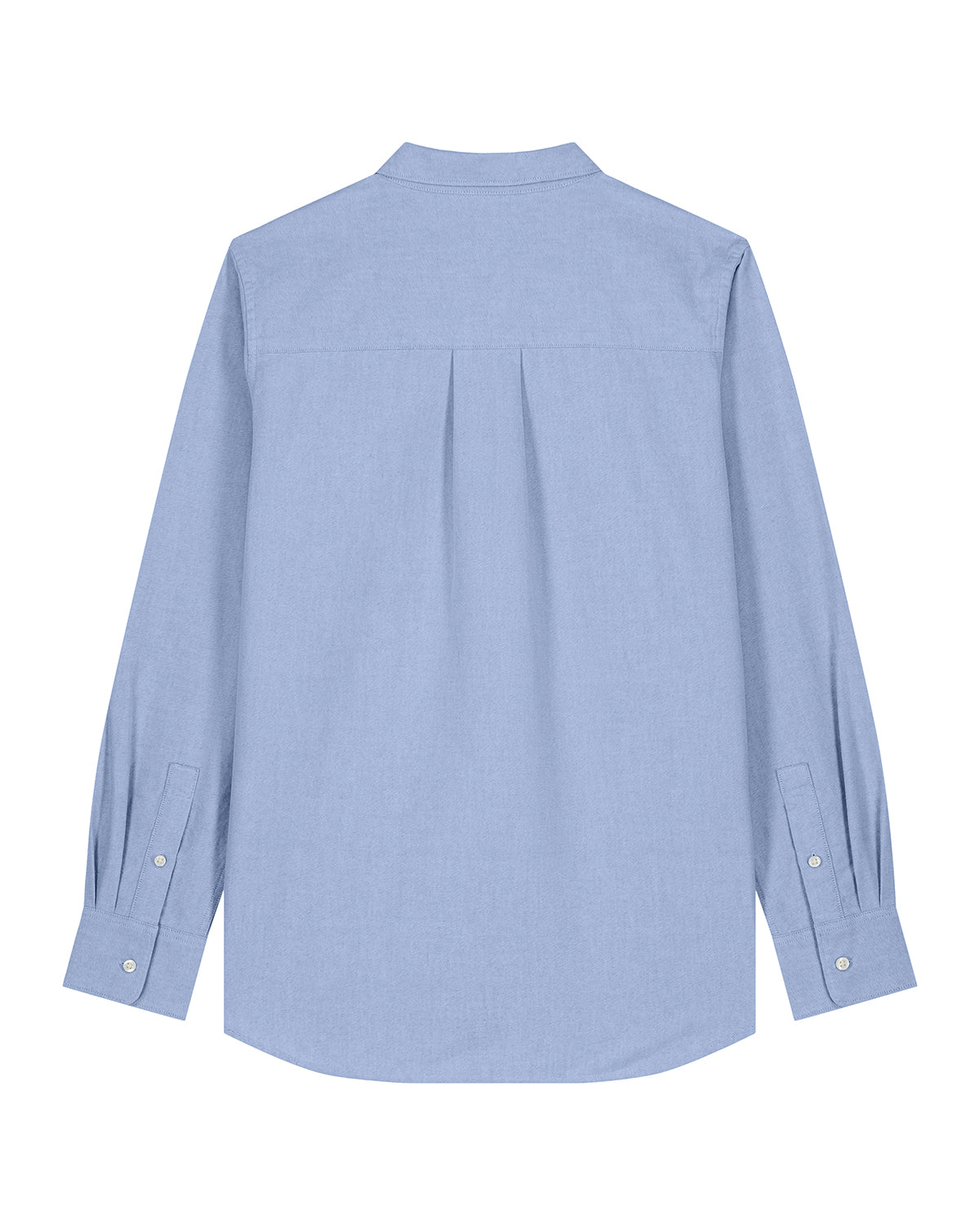 Women Oxford Shirt Smiley Embroidery