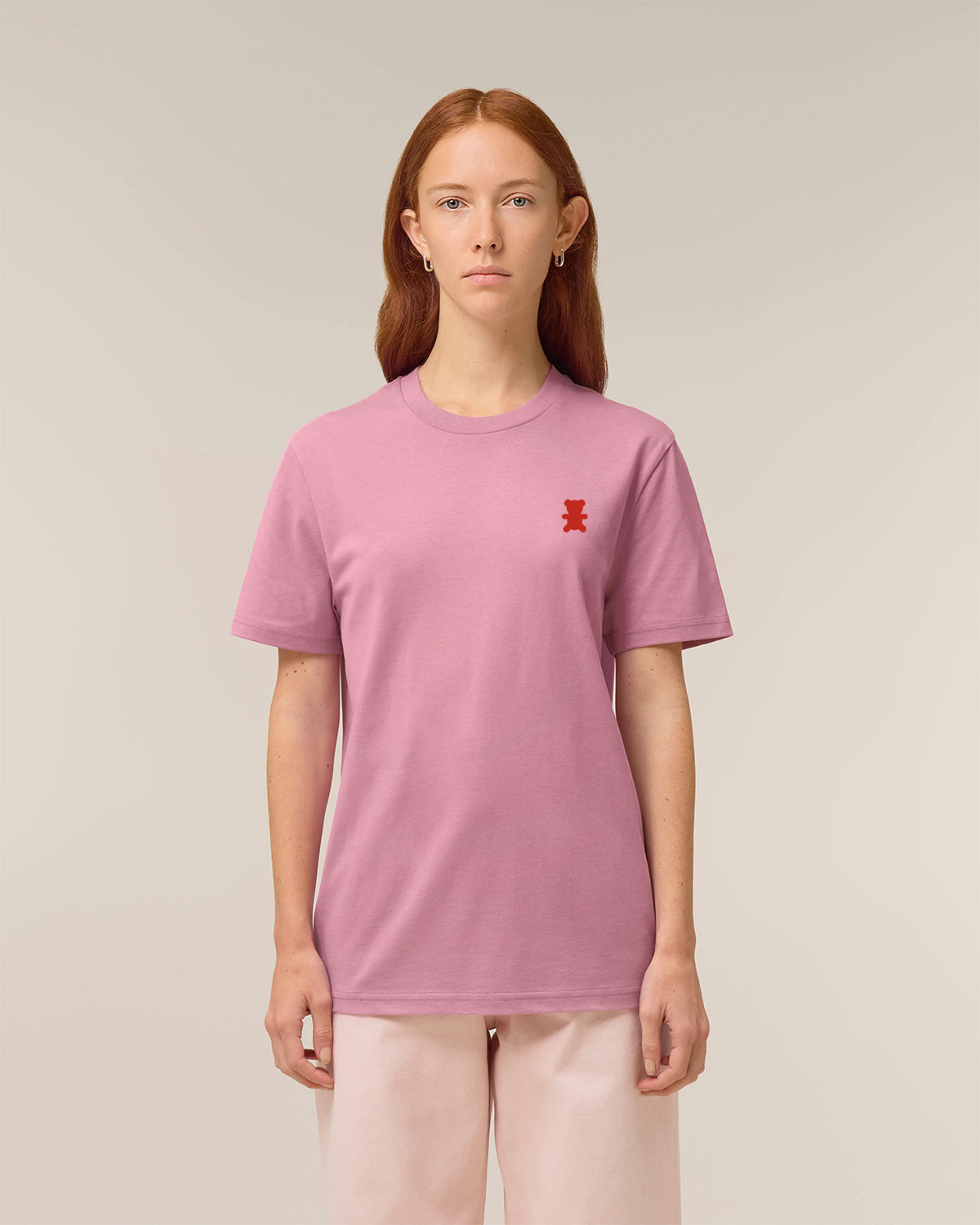 Unisex T-Shirt Teddy Embroidery