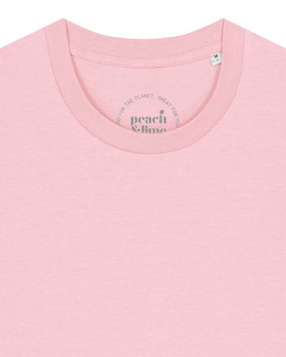 Unisex T-Shirt Green Heart Embroidery