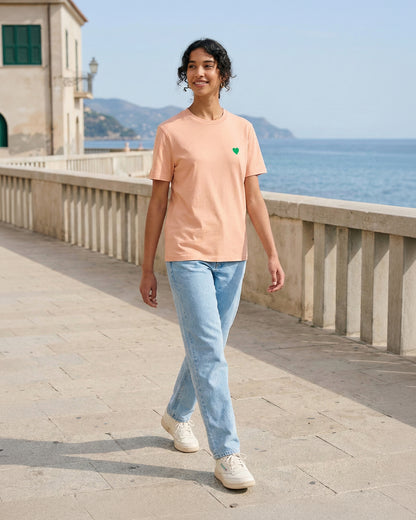 Unisex T-Shirt Green Heart Stick