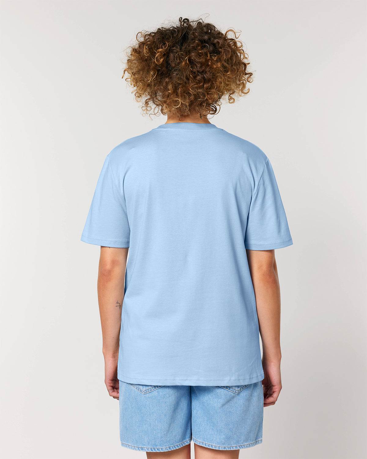 Unisex T-Shirt Green Heart Embroidery