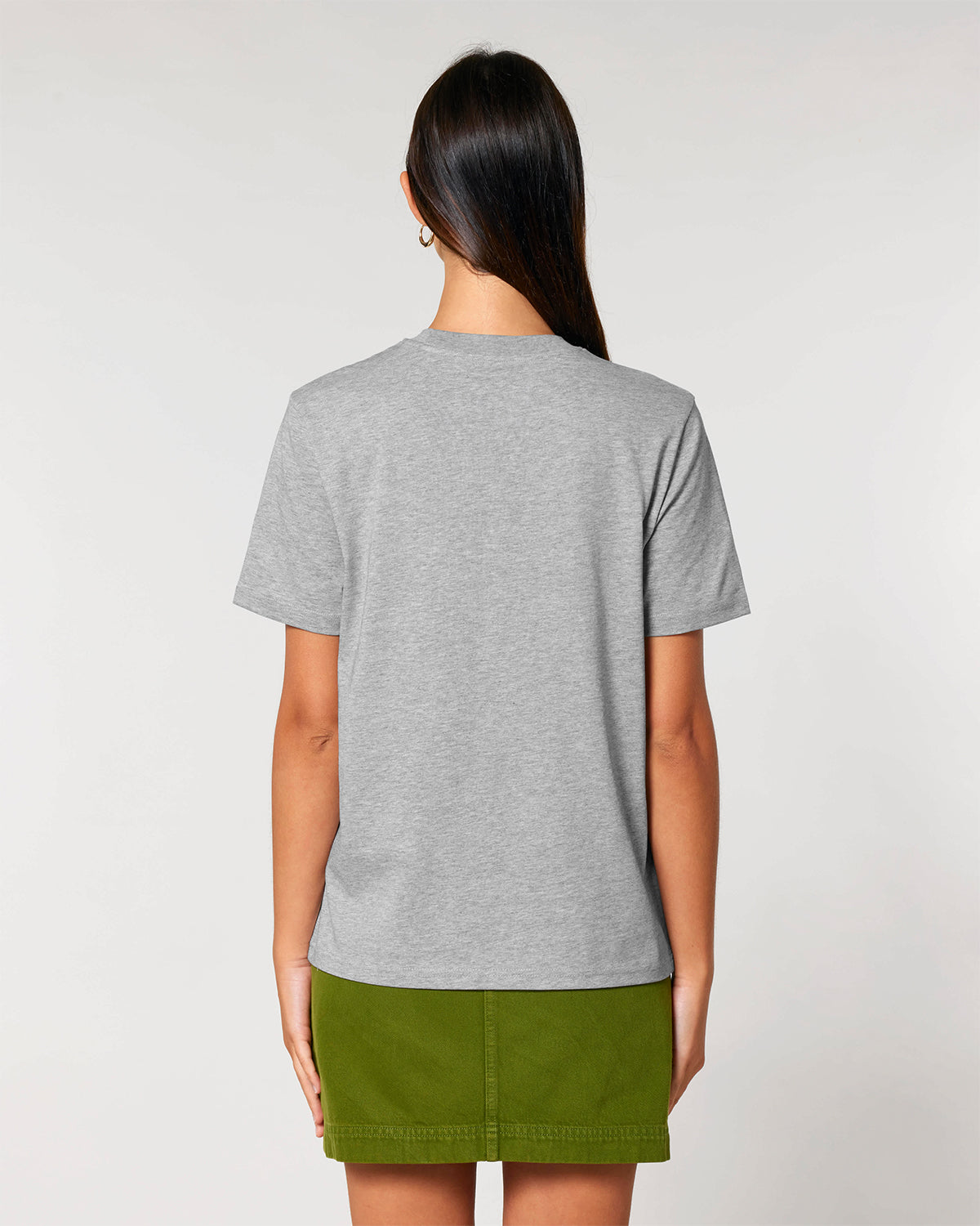 Unisex T-Shirt Green Heart Embroidery