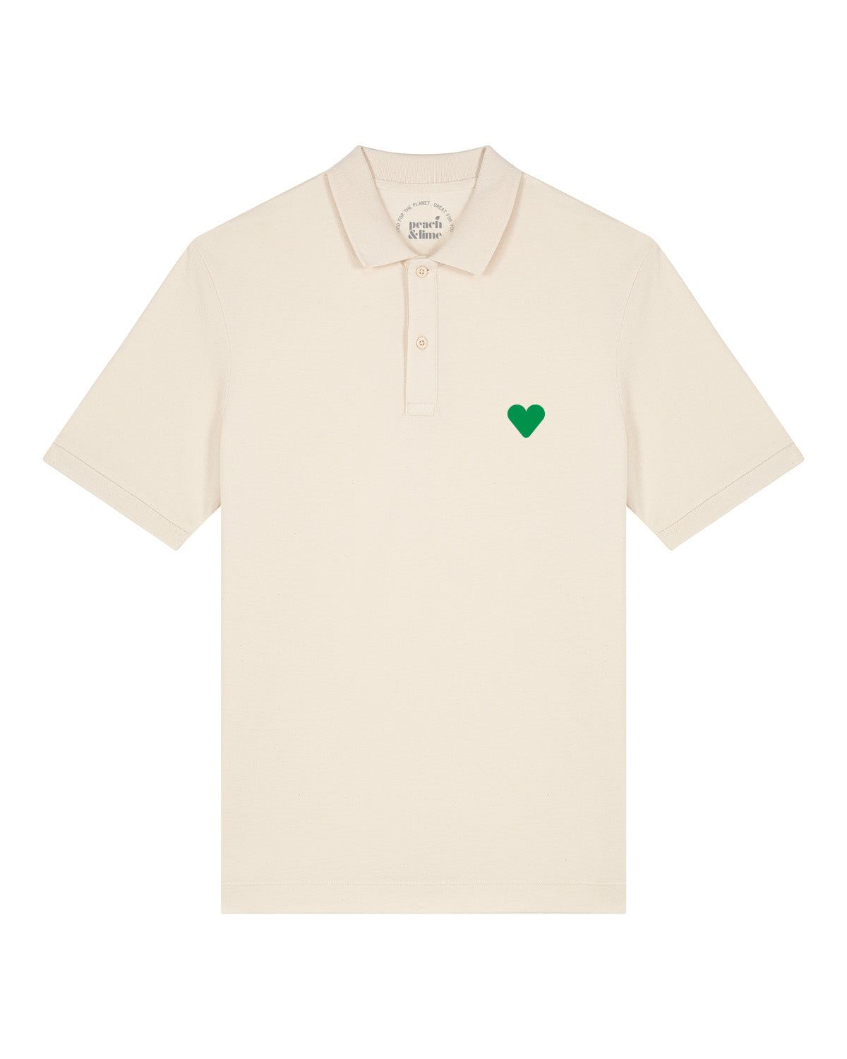 Short-Sleeve Polo Shirt Green Heart