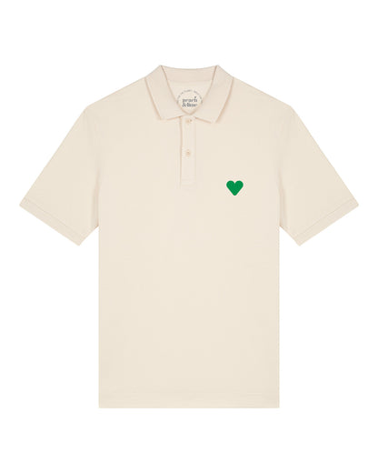 Short-Sleeve Polo Shirt Green Heart