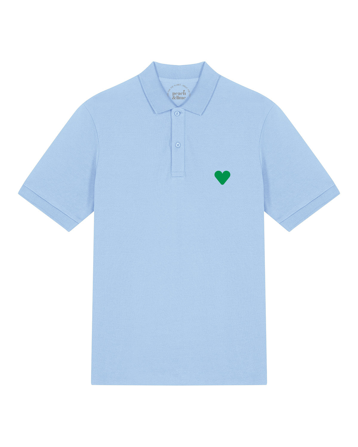 Short-Sleeve Polo Shirt Green Heart