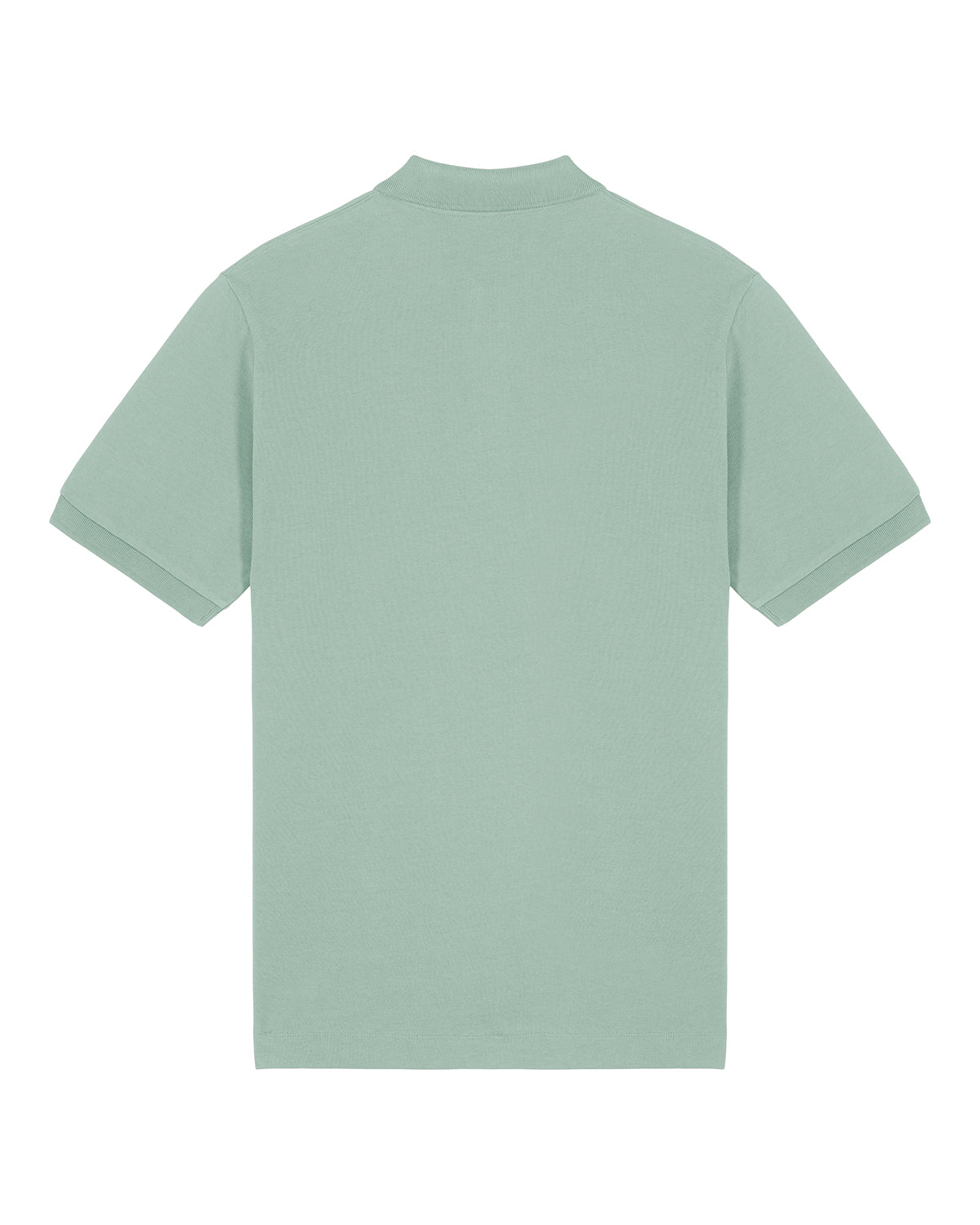 Unisex Shortsleeve Polo Green Heart Embroidery