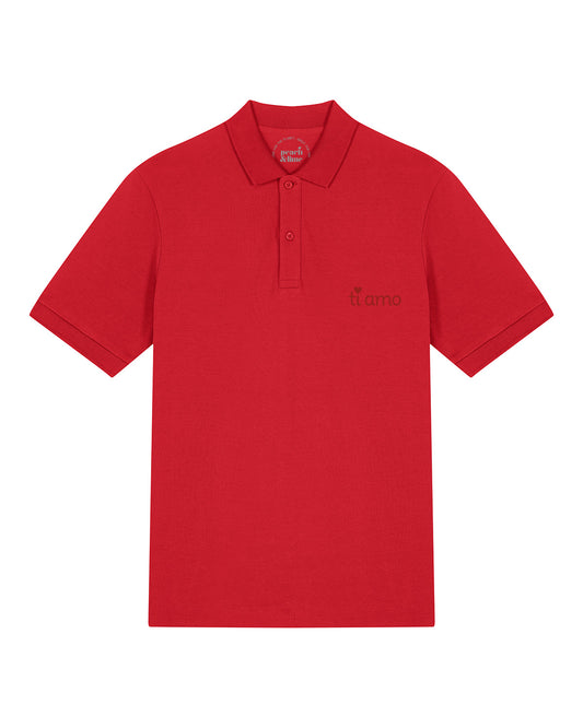 Short-Sleeve Polo Shirt Ti Amo