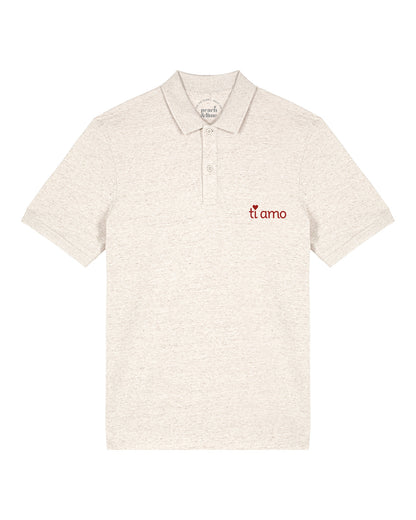 Kurzarm-Poloshirt Ti Amo